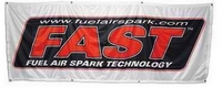 FAST 3'x8' Race Track Banner